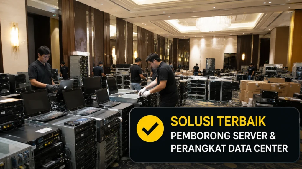 pembeli perangkat IT bekas hotel skala besar di Jakarta